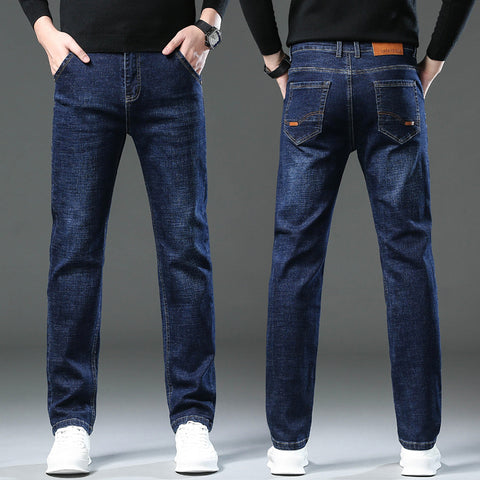 Men's Casual Loose Straight High Stretch Jeans