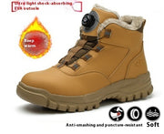 High Top Safety Shoes For Men All Seasons Anti-smash And Anti-puncture